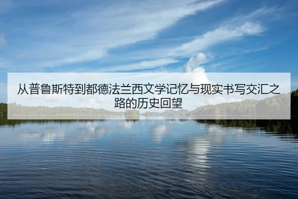 从普鲁斯特到都德法兰西文学记忆与现实书写交汇之路的历史回望